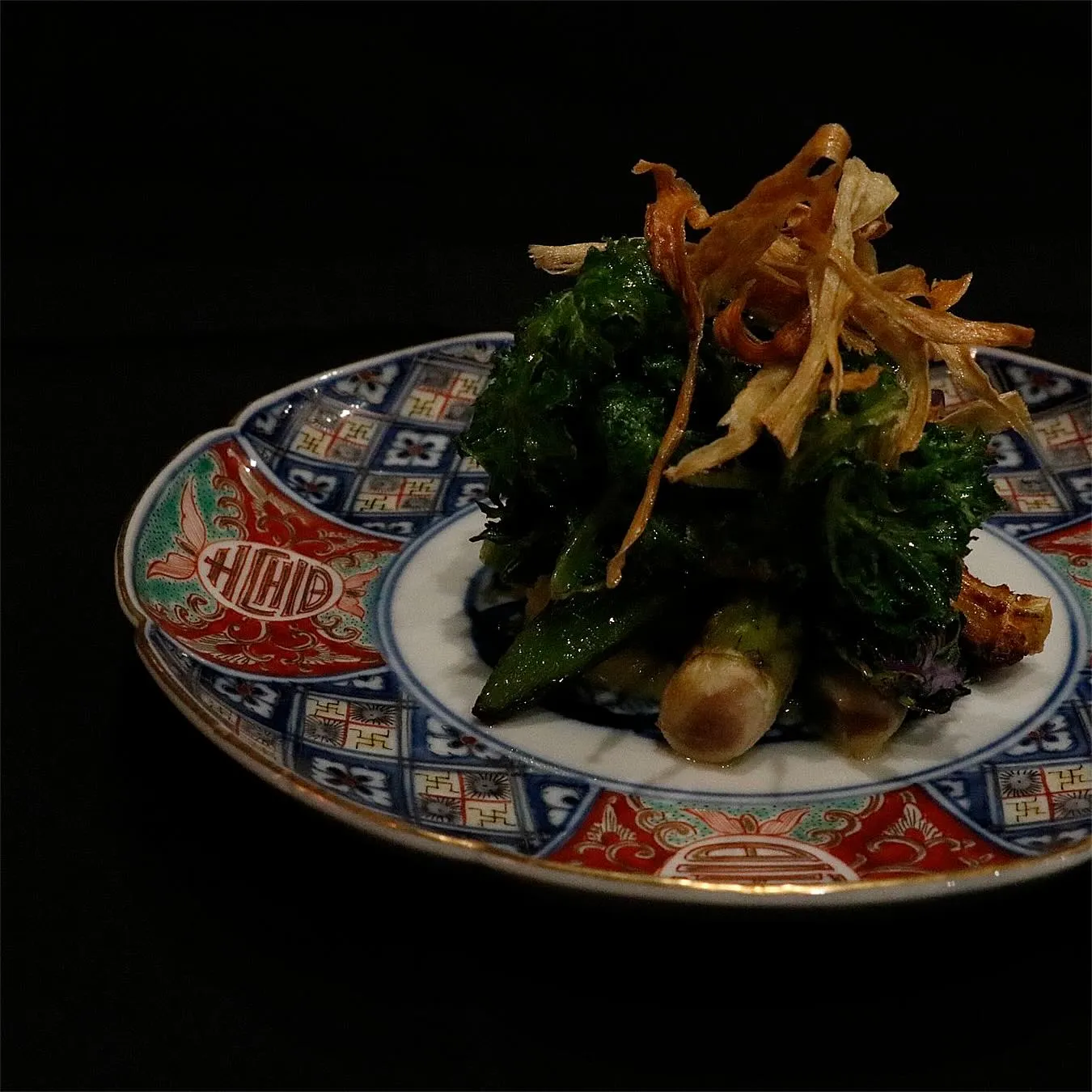 『薪焼きのサラダ』